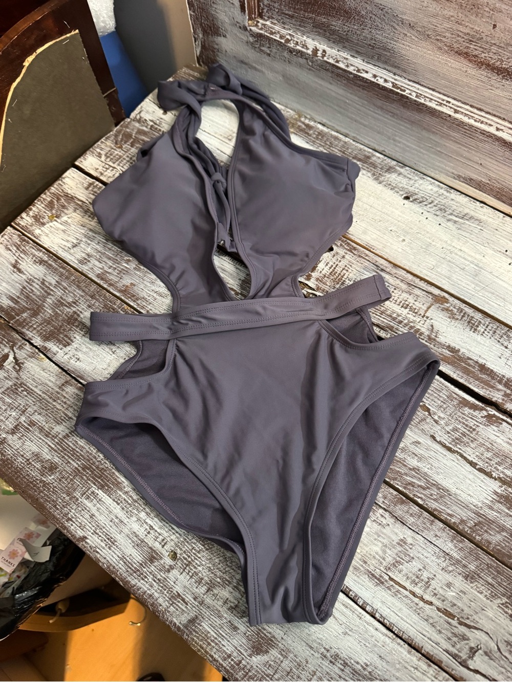SALE 2 for $10
Xhilaration One-Piece Swimsuit in Gray